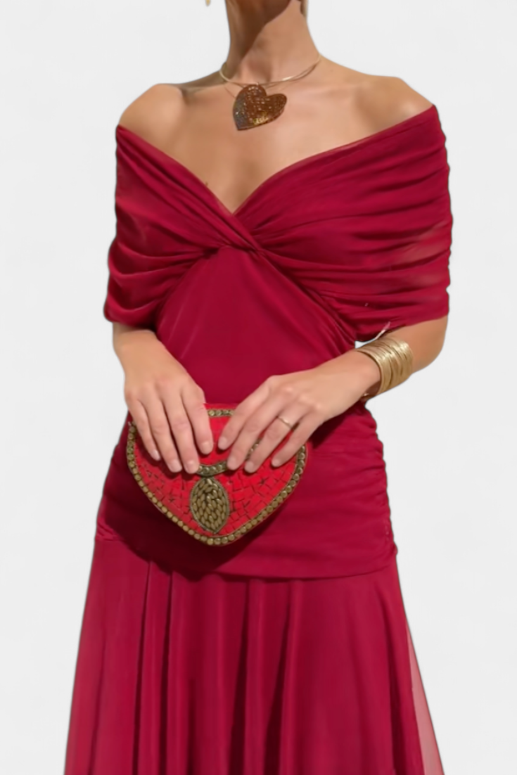 Off-Shoulder Dress for Women, Elegant Style