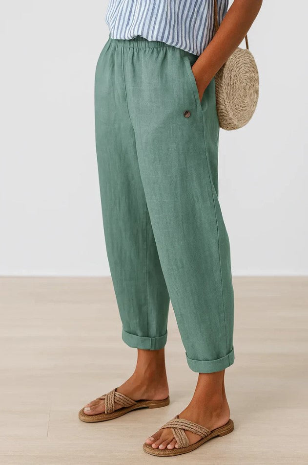 Plain Everyday Trousers for Women, Timeless Style