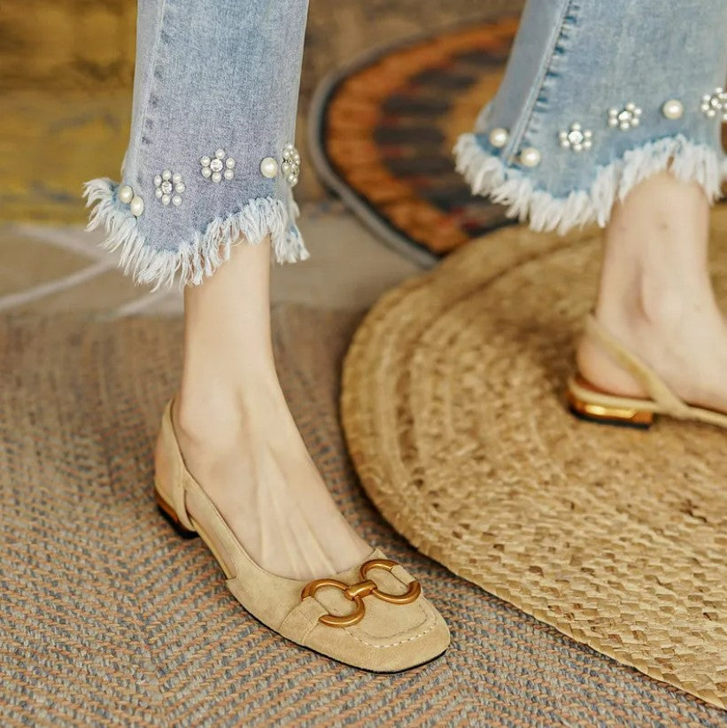 Comfort Slingback Flats for Women