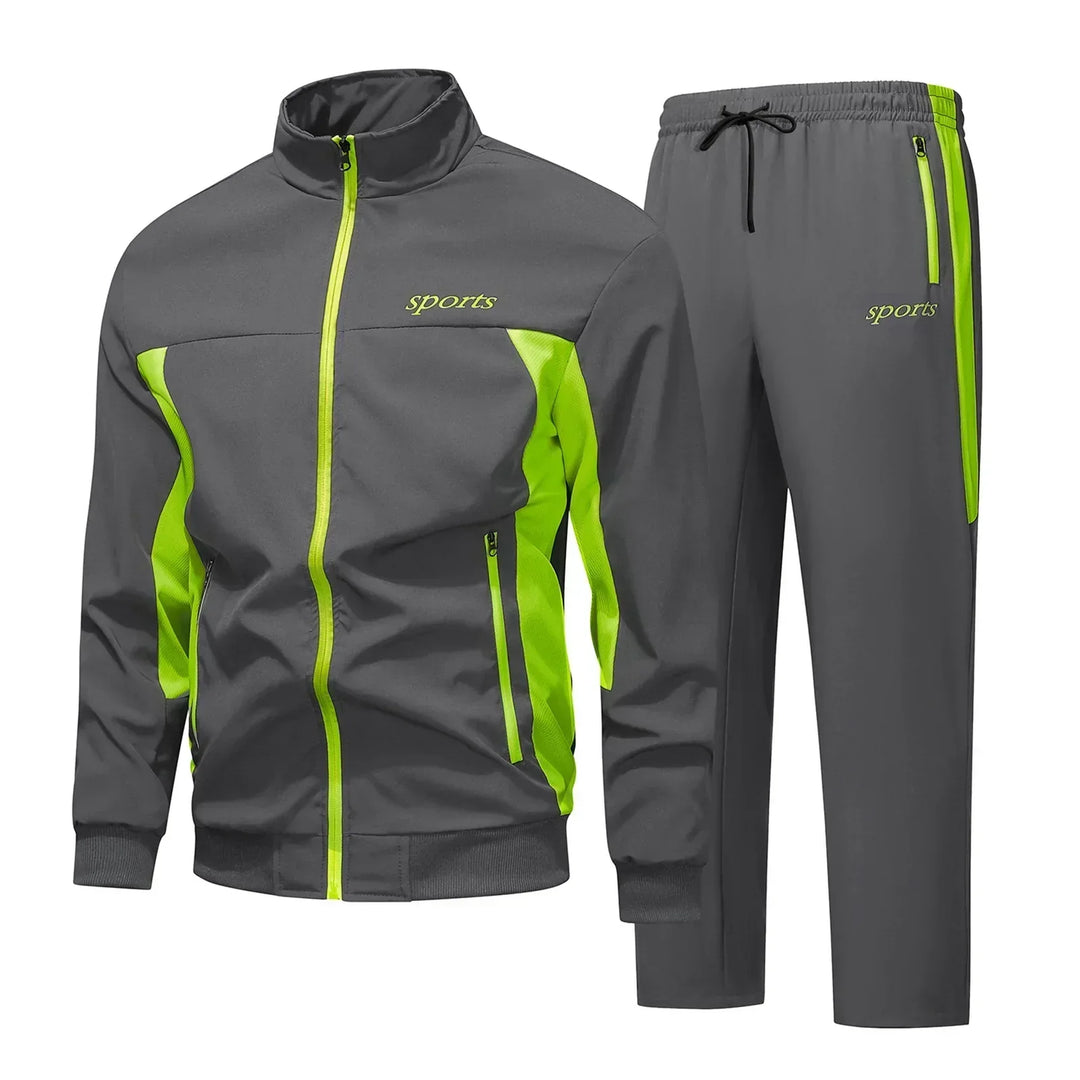 Active Two-Piece Tracksuit Set for Men