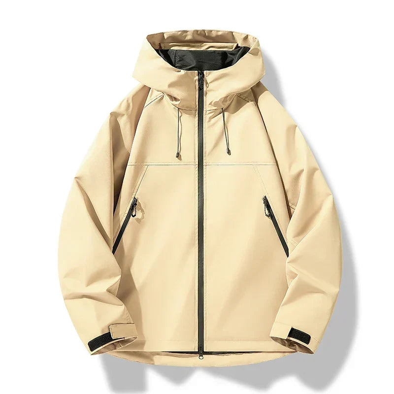 All-Weather Hooded Shell Jacket for Men
