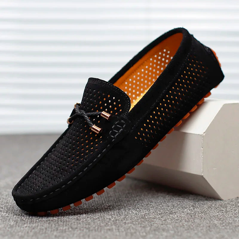 Classic Breathable Lace Loafers for Men