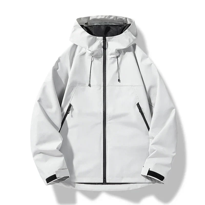 All-Weather Hooded Shell Jacket for Men