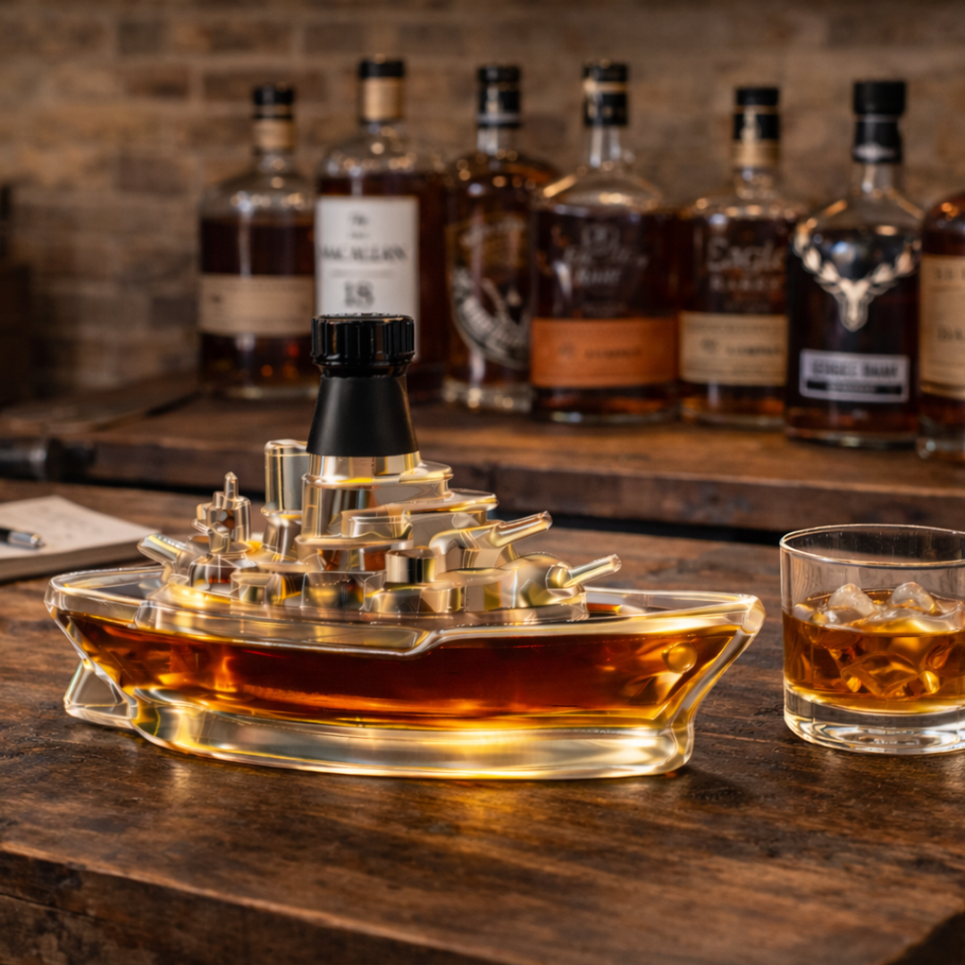 Whisky Bottle Marine Ship Design