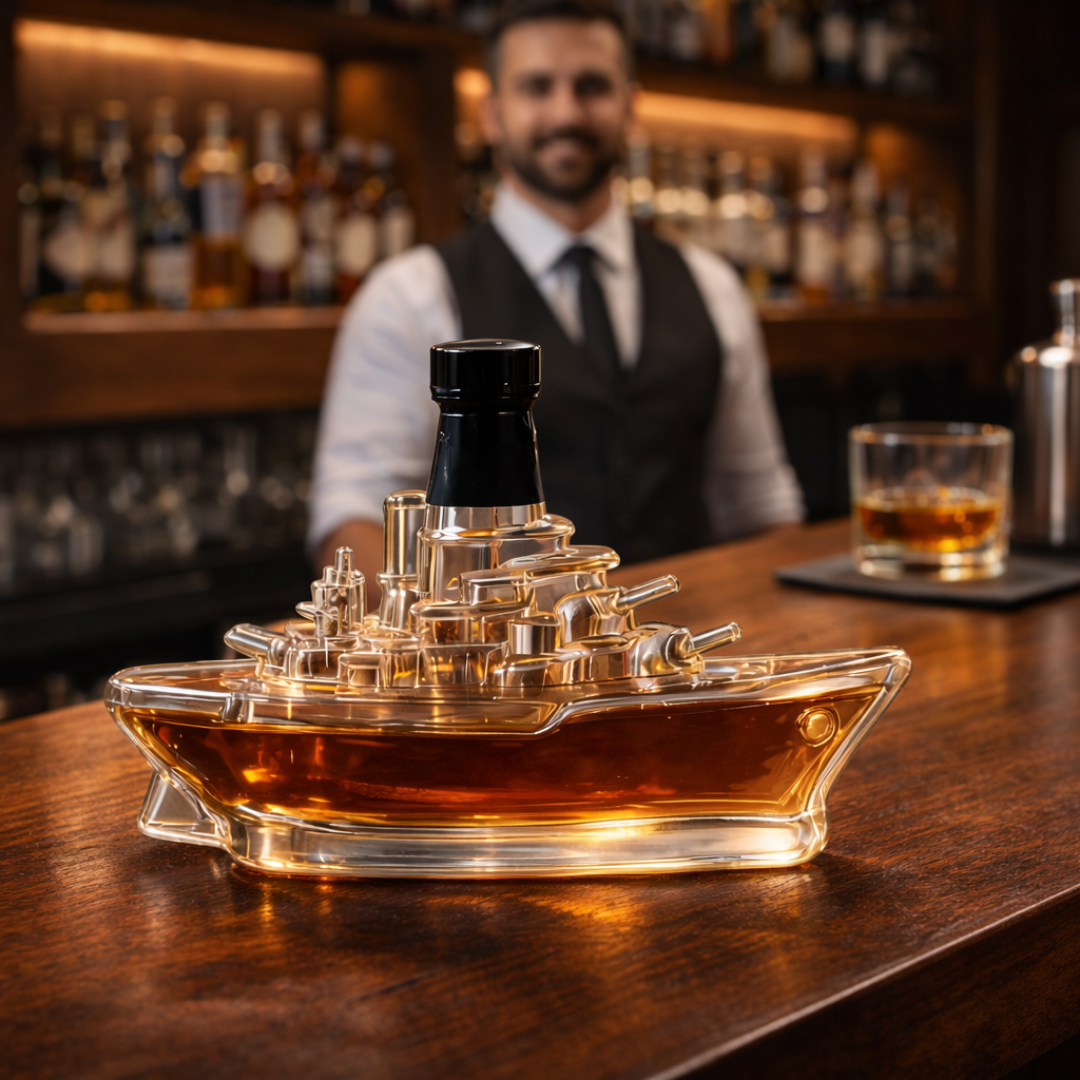 Whisky Bottle Marine Ship Design