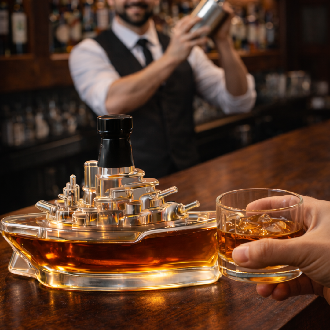 Whisky Bottle Marine Ship Design