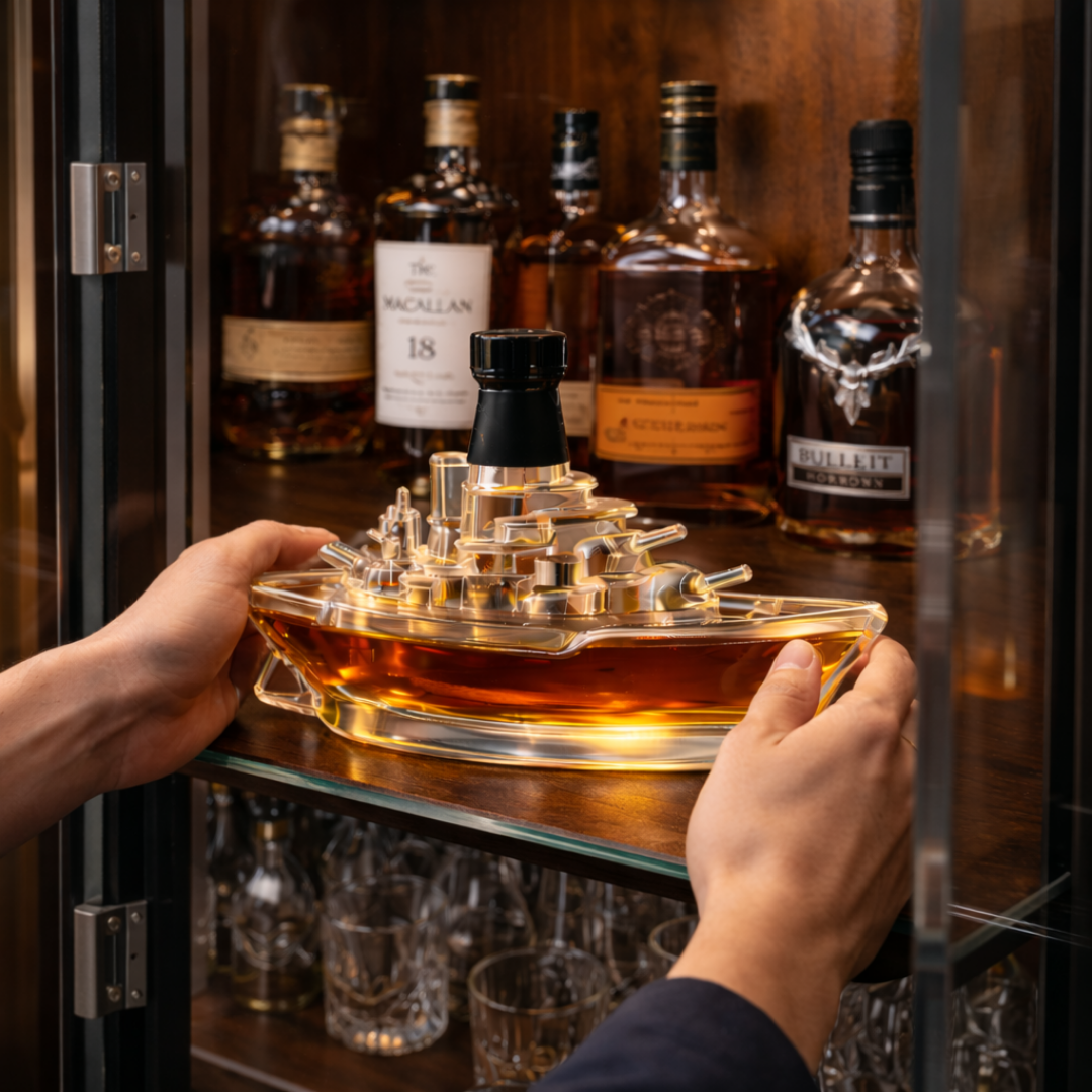 Whisky Bottle Marine Ship Design
