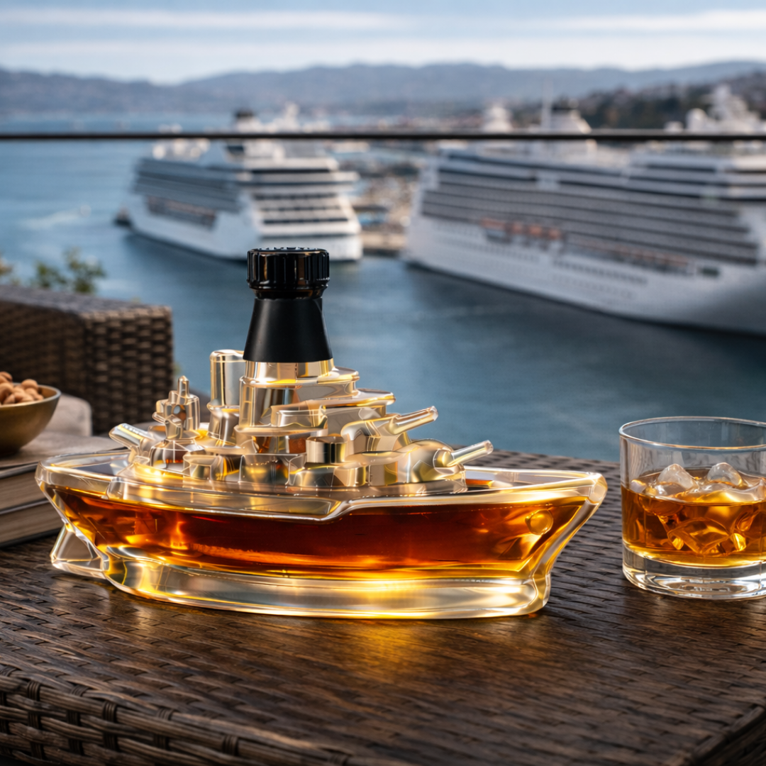 Whisky Bottle Marine Ship Design