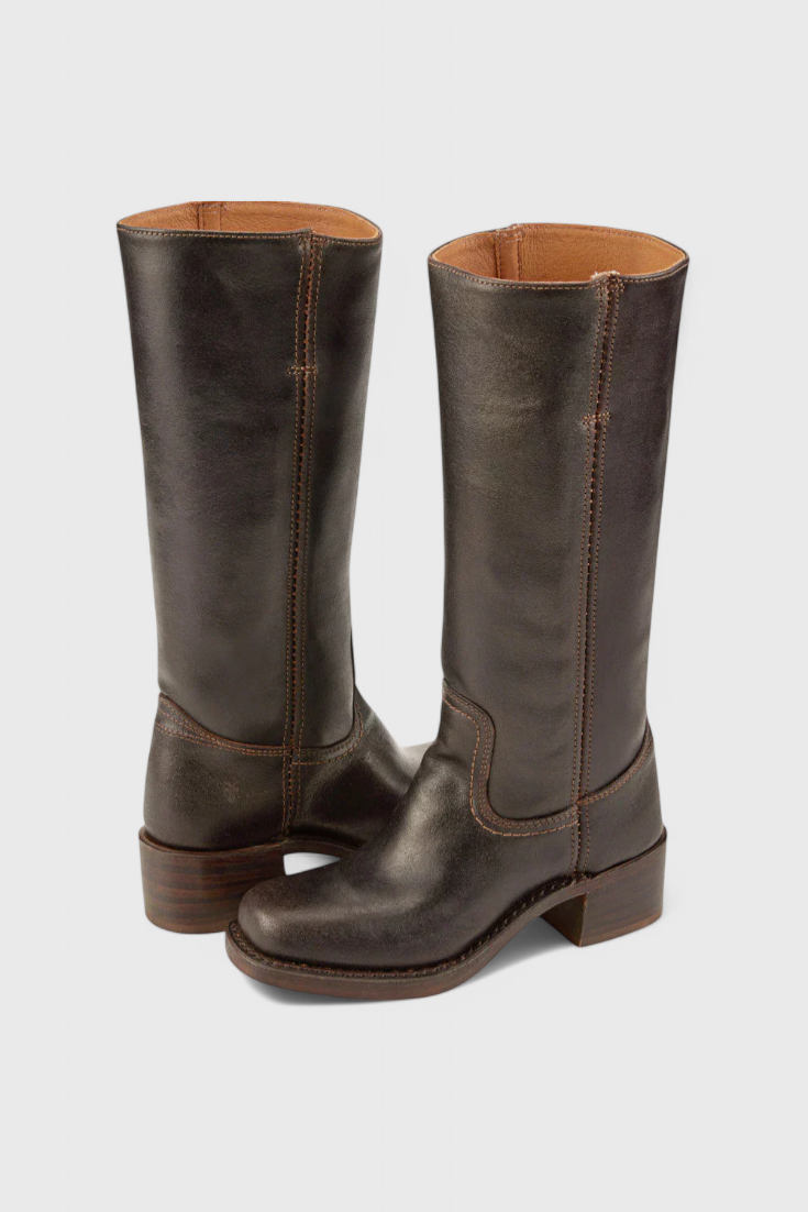 Knee-High Heeled Boots, Women's Classic Fit