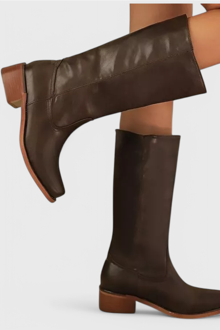 Knee-High Heeled Boots, Women's Classic Fit