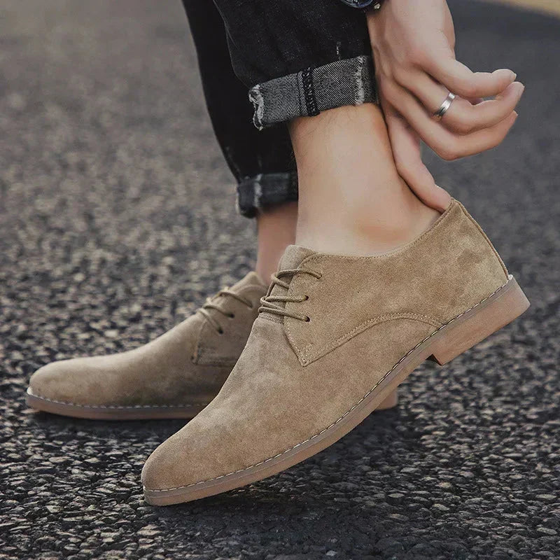 Men's Refined Lace-Up Derby Shoes