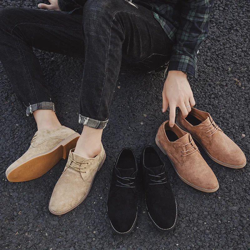 Men's Refined Lace-Up Derby Shoes
