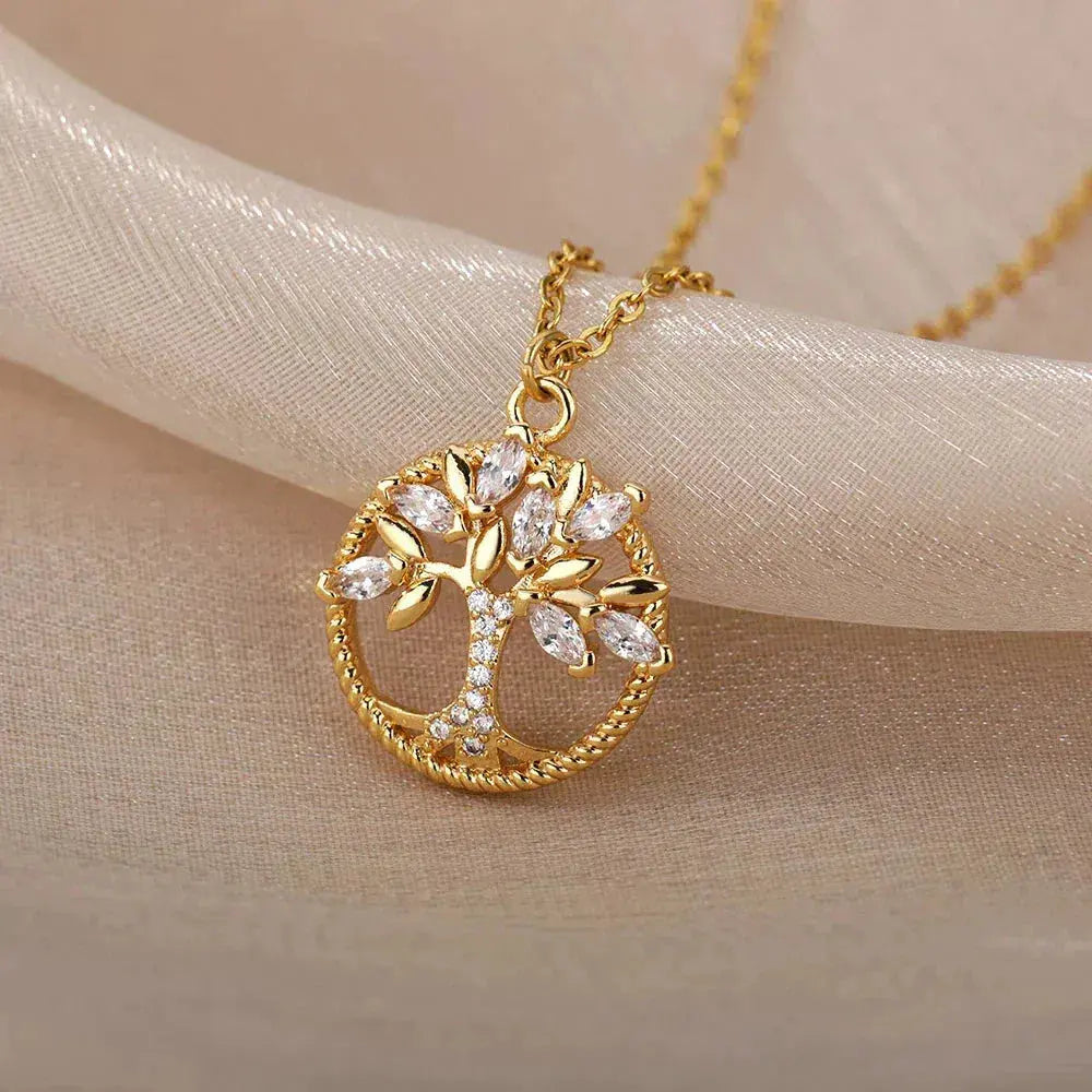 Tree of Life Necklace for Women, Elegant Style