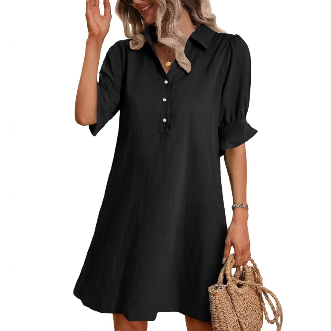 Button Down Shirt Dress for Women, Casual Style