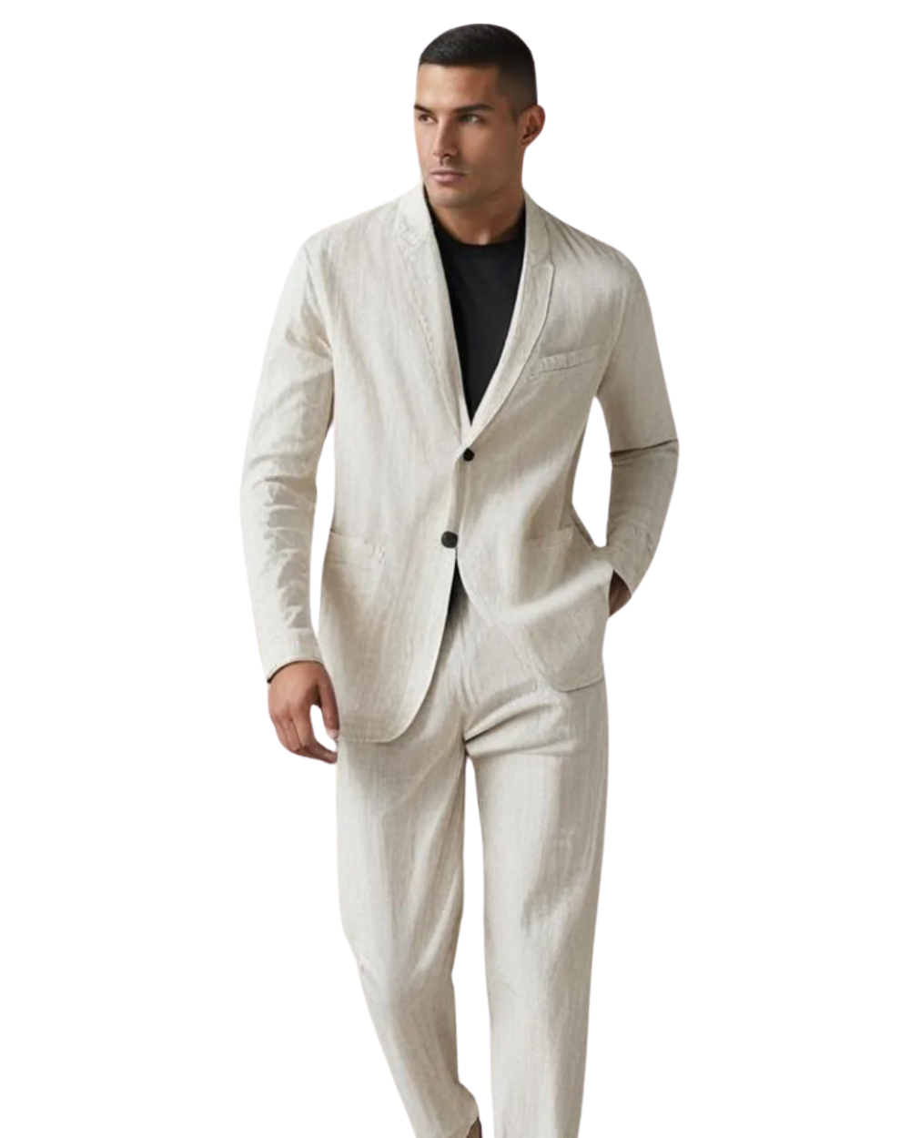 Cardigan and Trouser Set, Men's Classic Fit