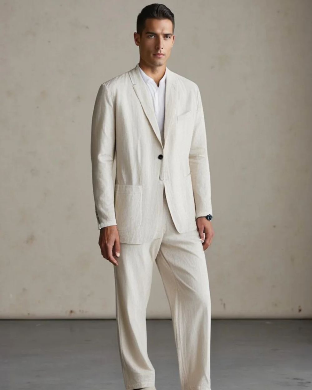 Cardigan and Trouser Set, Men's Classic Fit
