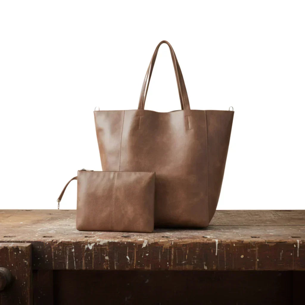 Retro Wallet and Tote Bag, Classic Fit