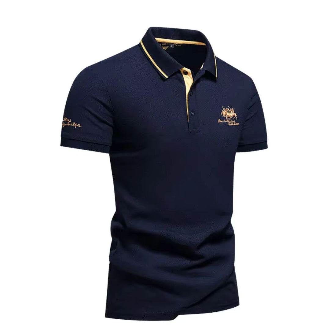 Stylish Button-Up Everyday Polo for Men