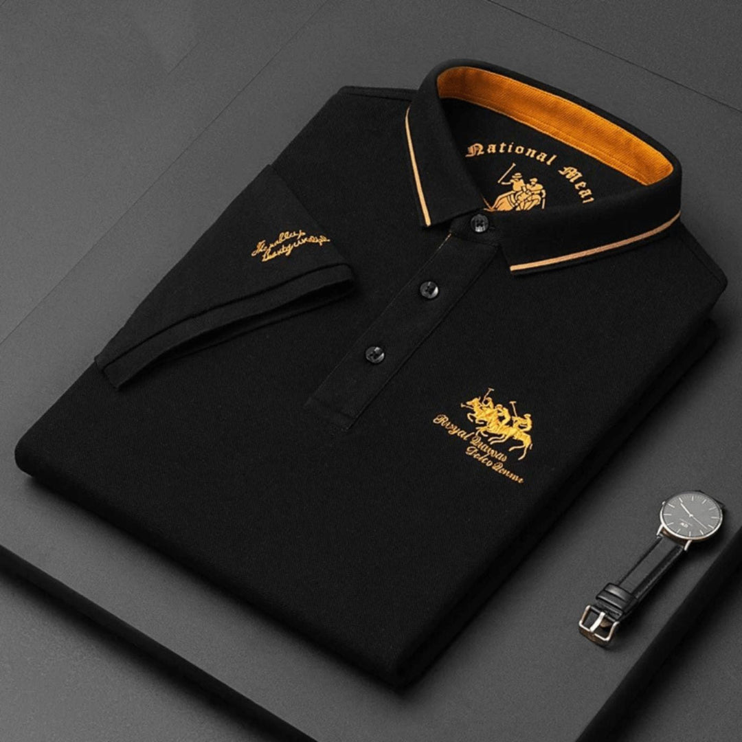 Stylish Button-Up Everyday Polo for Men