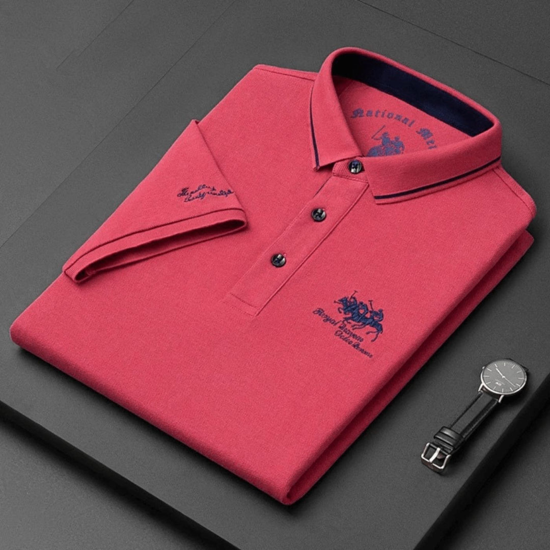 Stylish Button-Up Everyday Polo for Men