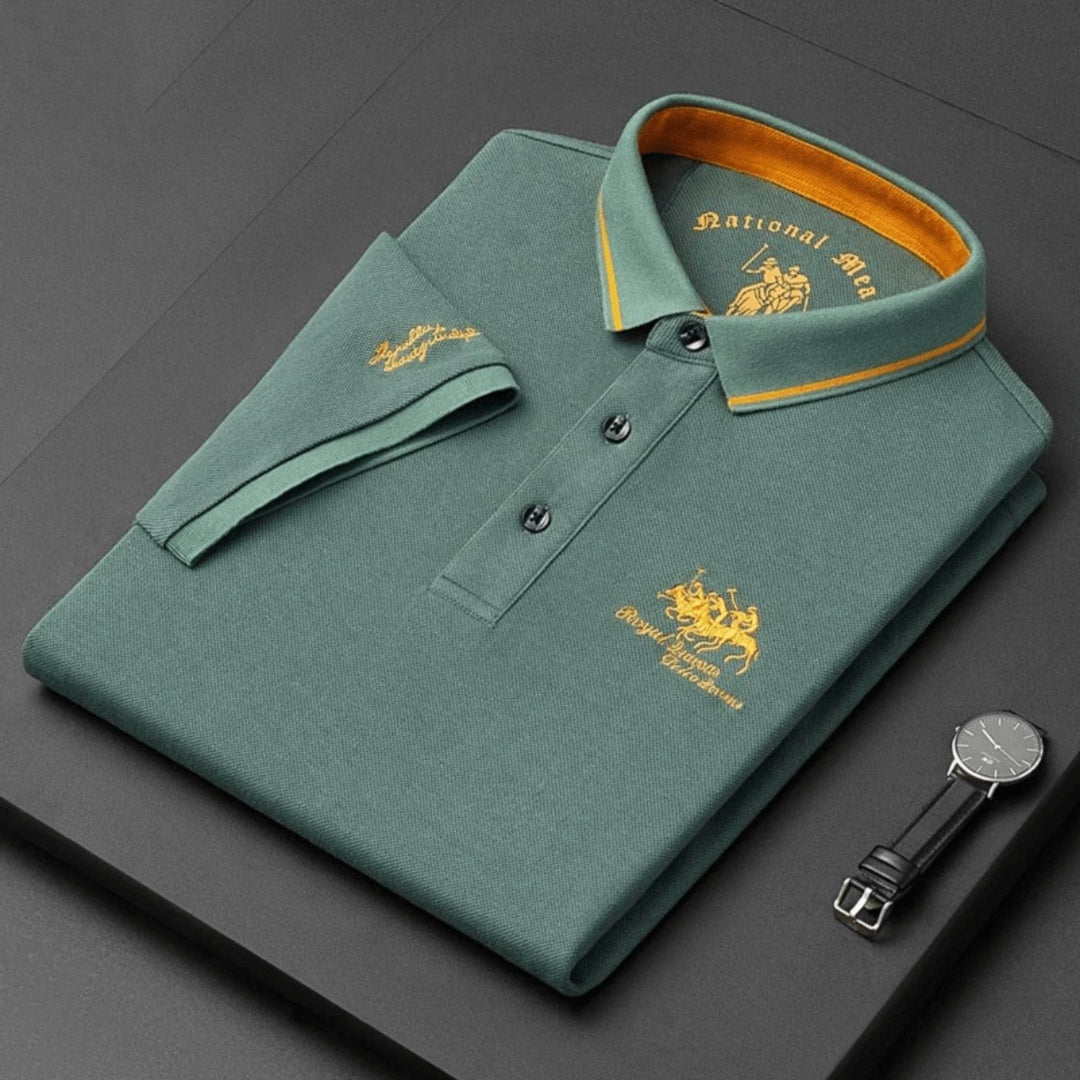 Stylish Button-Up Everyday Polo for Men