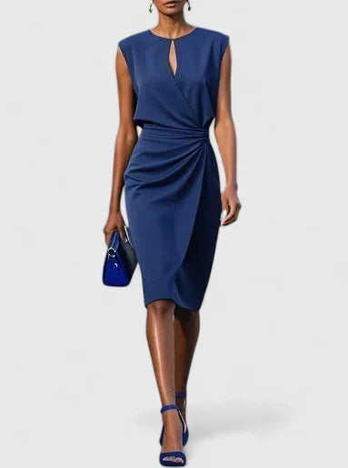 Draped Elegance Dress for Women