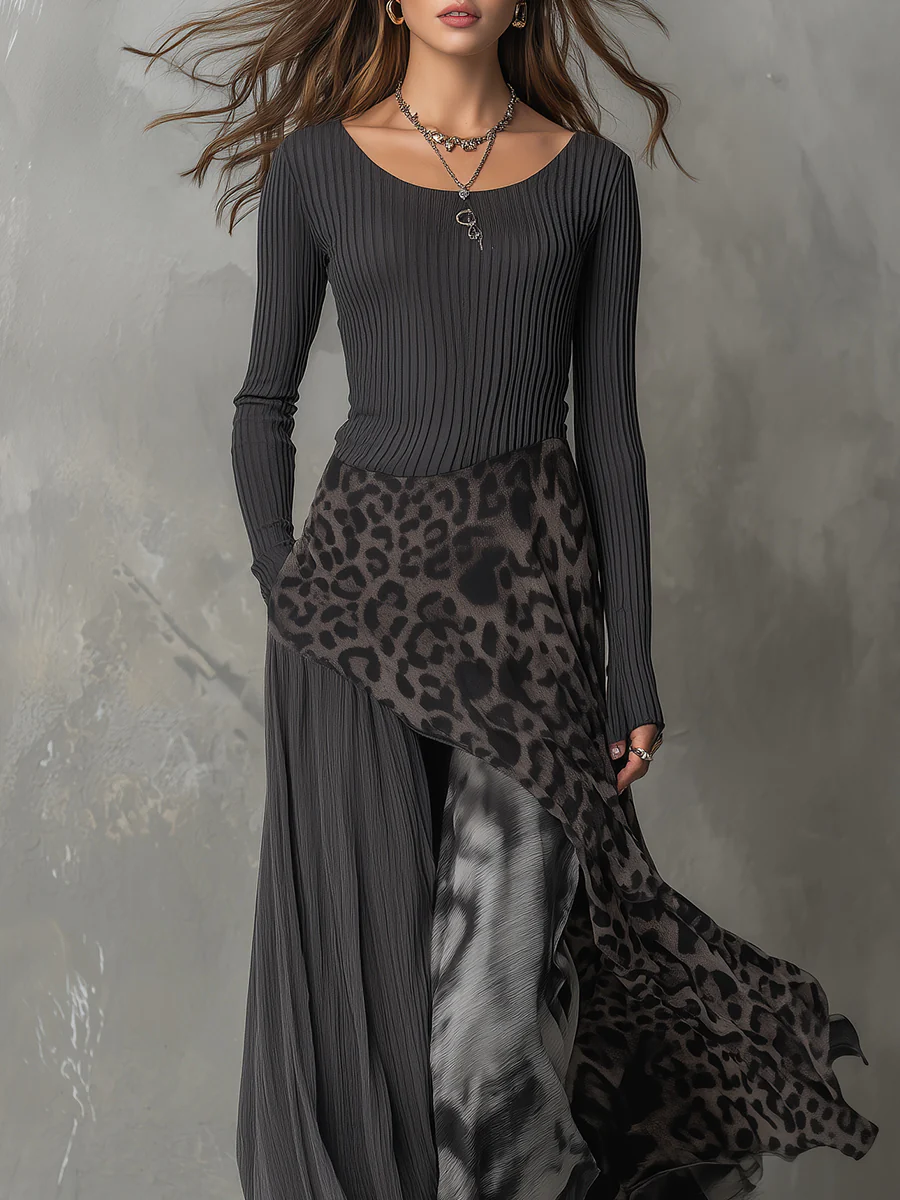 Slim Fit Maxi Dress for Women, Elegant Style