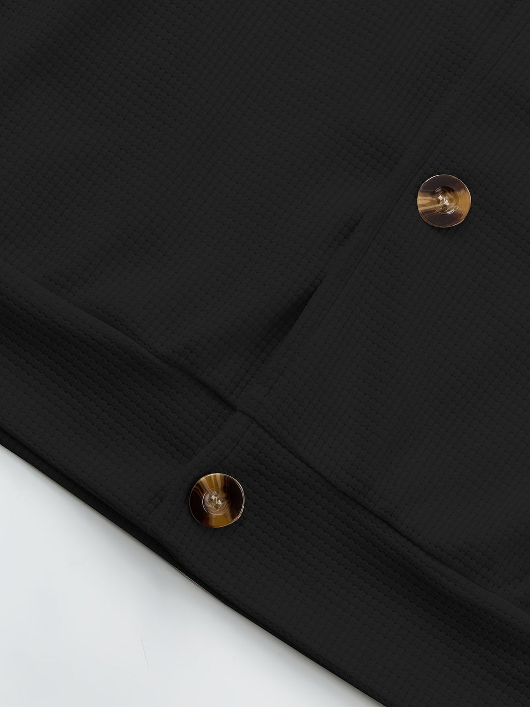 Button-Up Jacket for Men, Textured Style