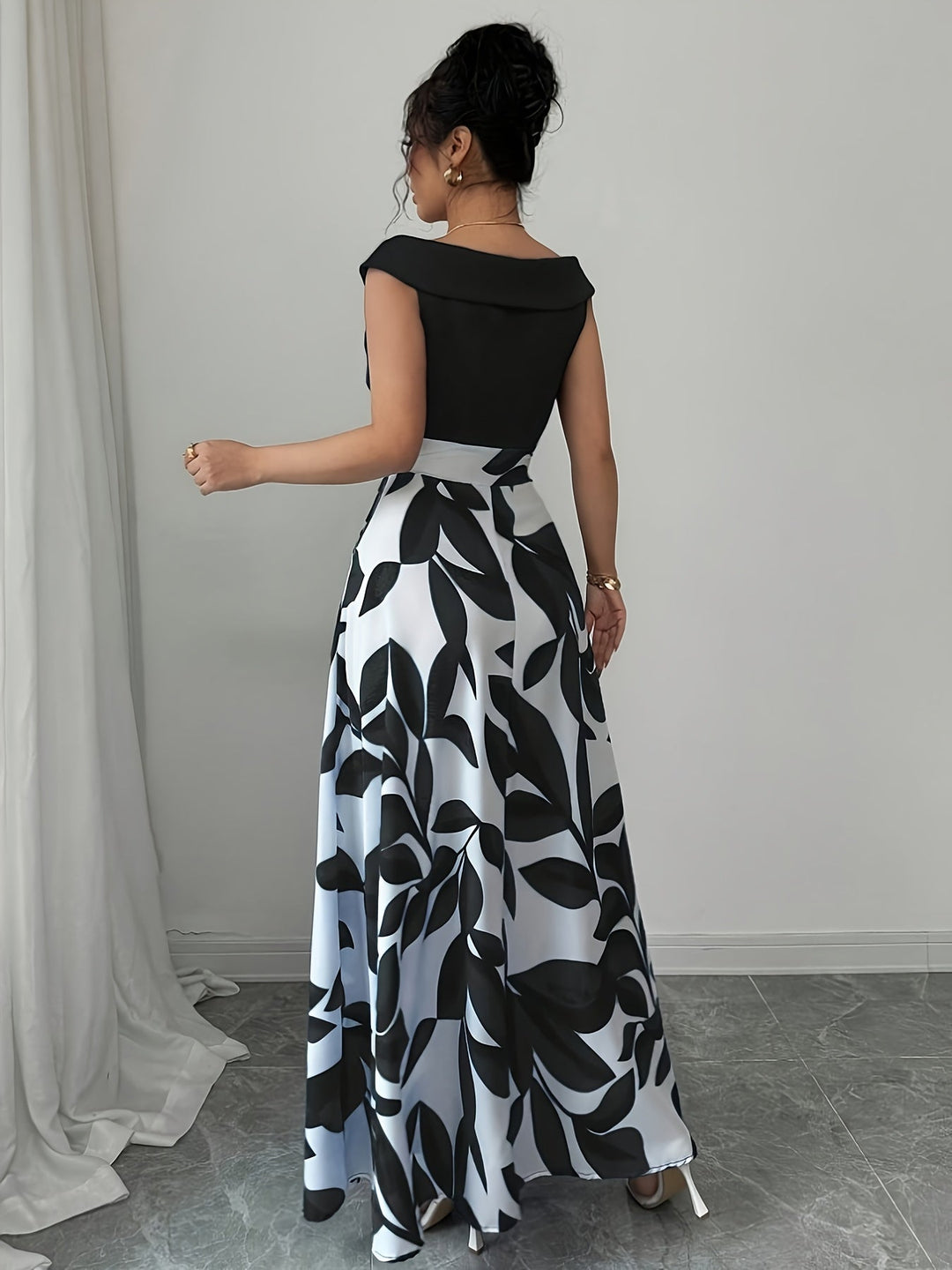 Floral Maxi Dress for Women, Elegant Style