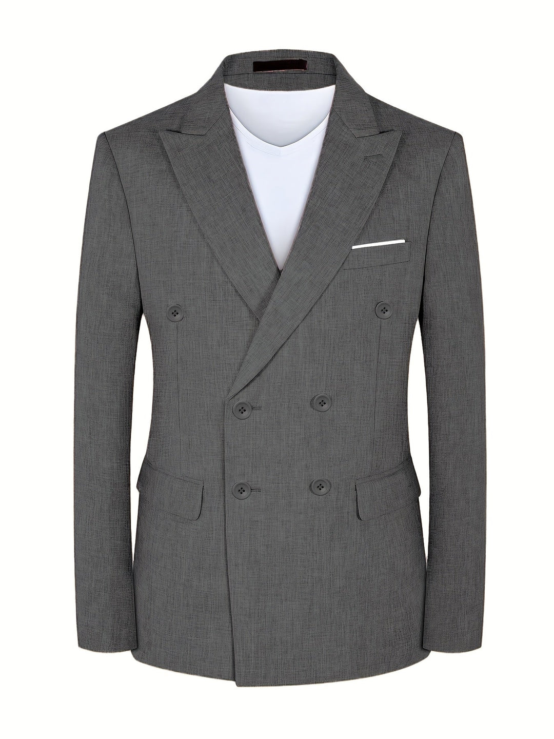 Two-Button Blazer for Men, Tailored Style