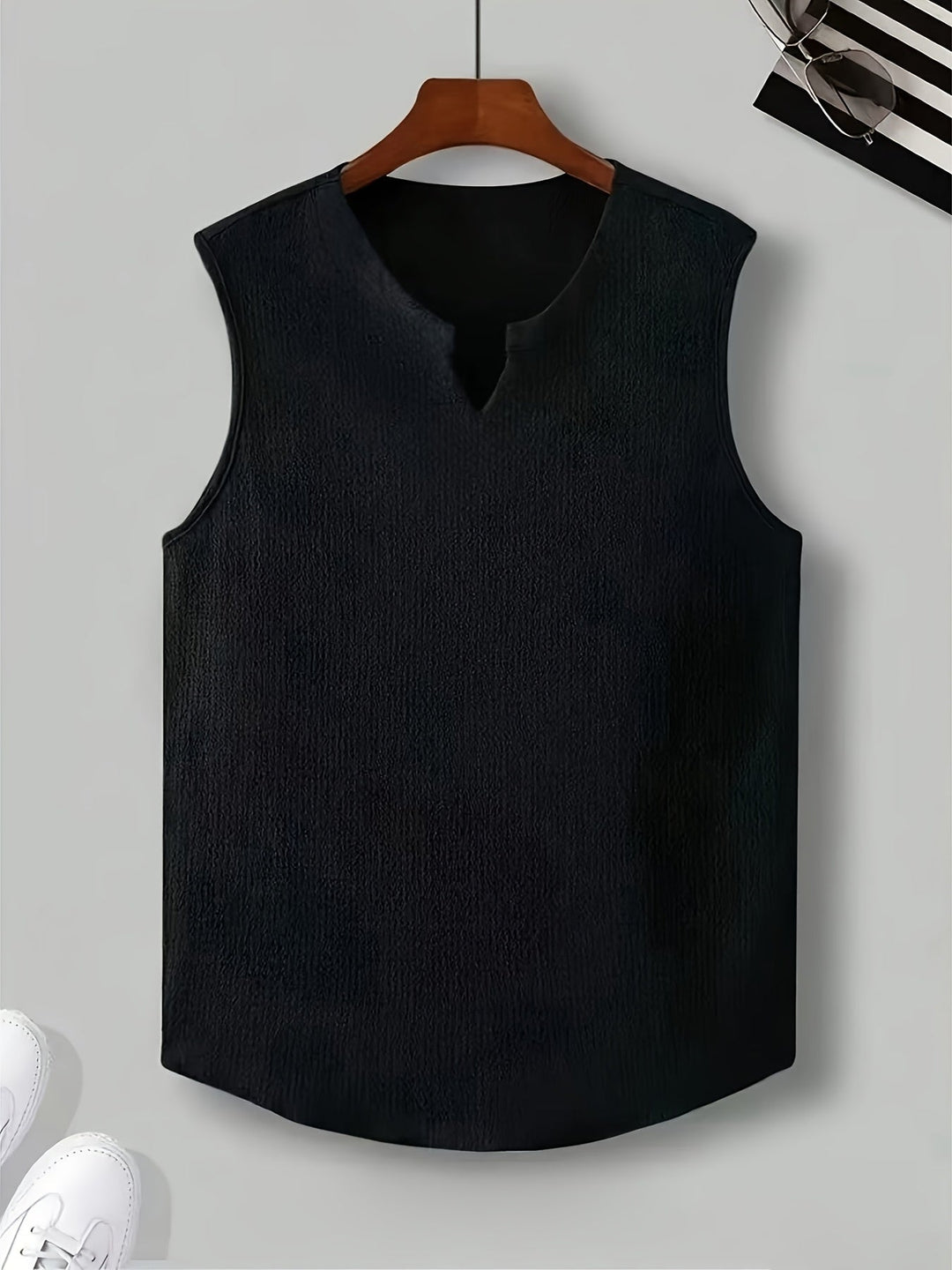 Sleeveless Tank Top for Men, Relaxed Style