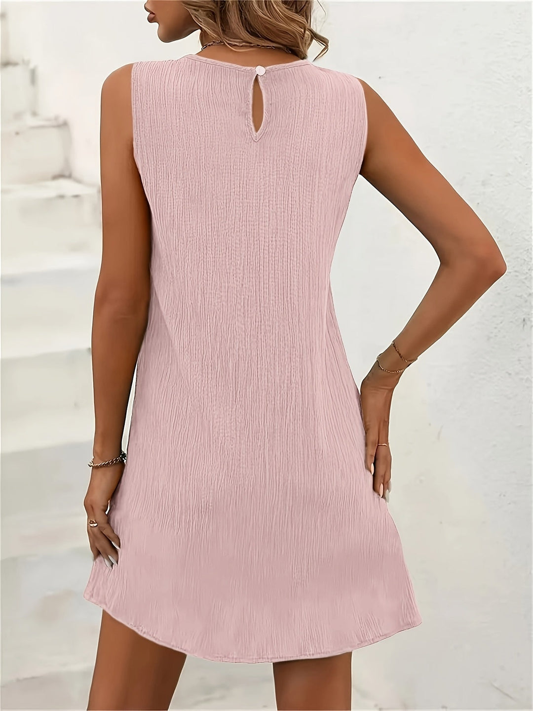 Relaxed Sleeveless Summer Dress for Women