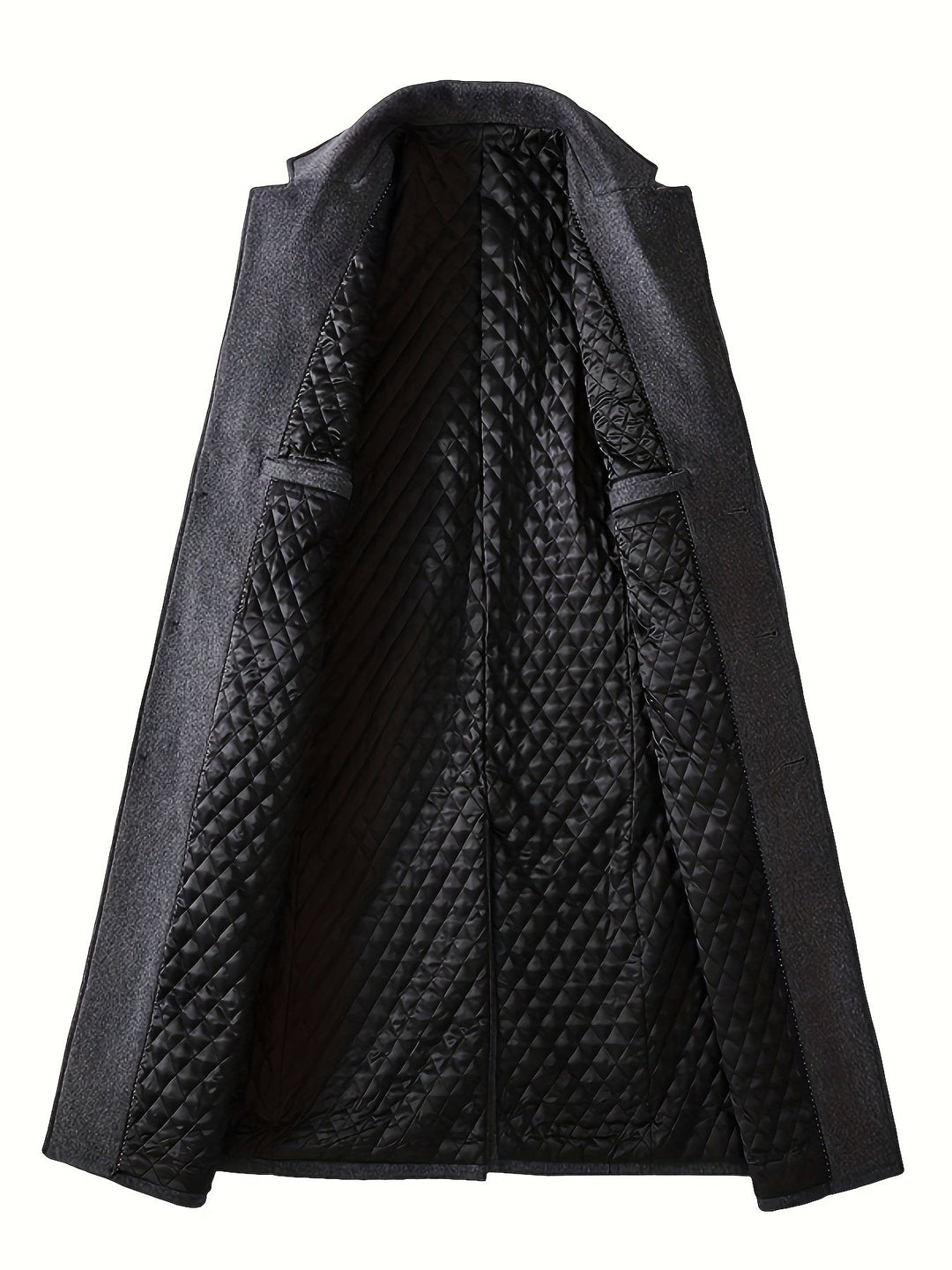 Long Overcoat for Men, Refined Style