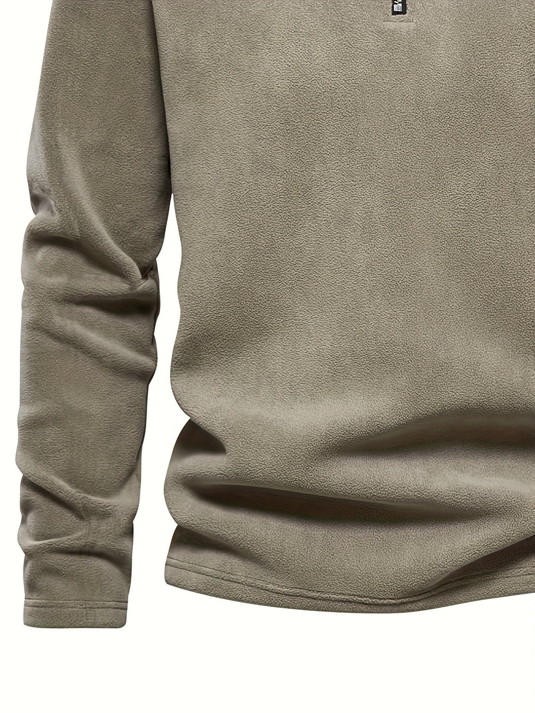 Men's Half-Zip Stand-Collar Pullover