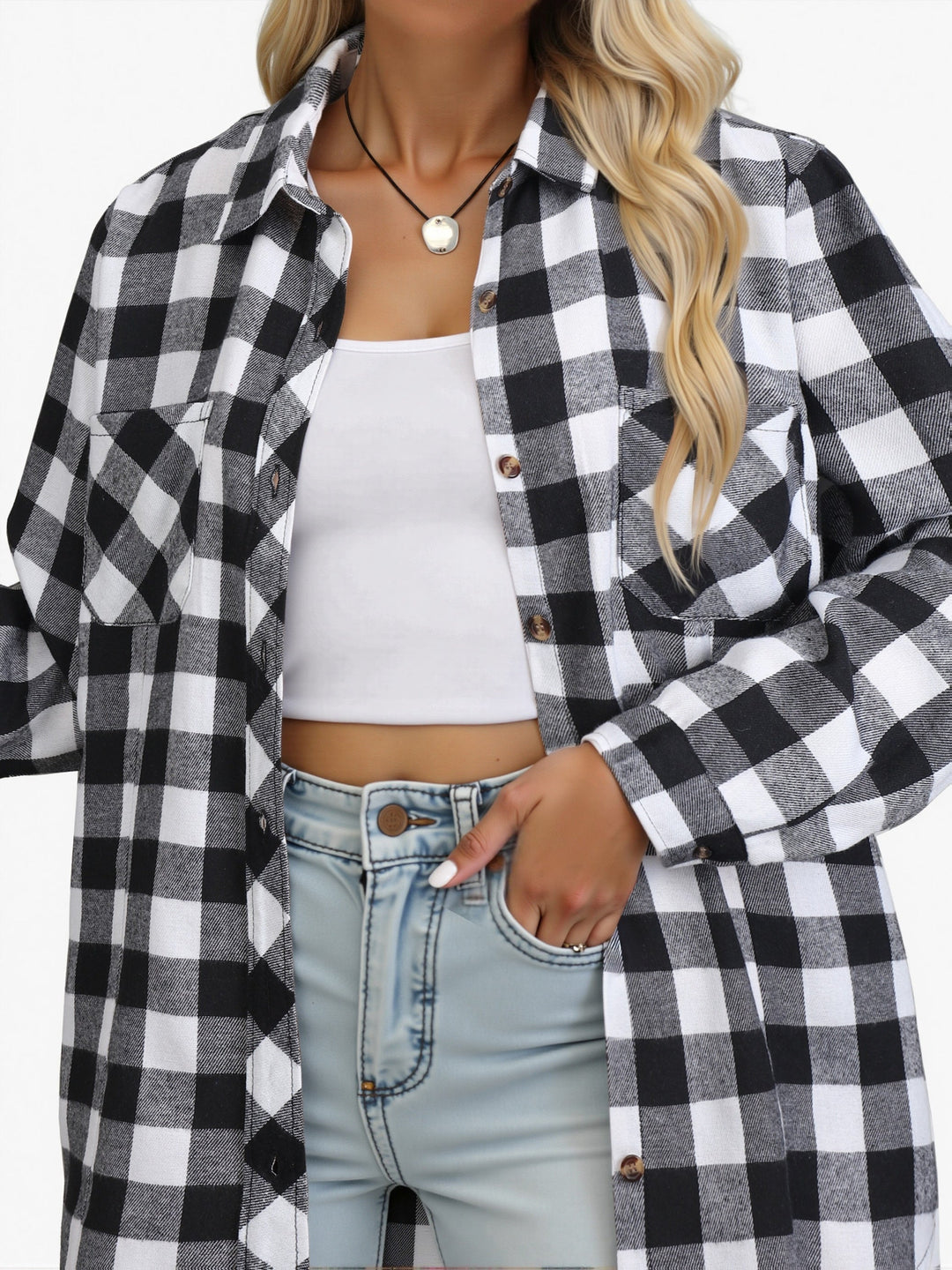 Buffalo Check Shirt, Women's Relaxed Fit