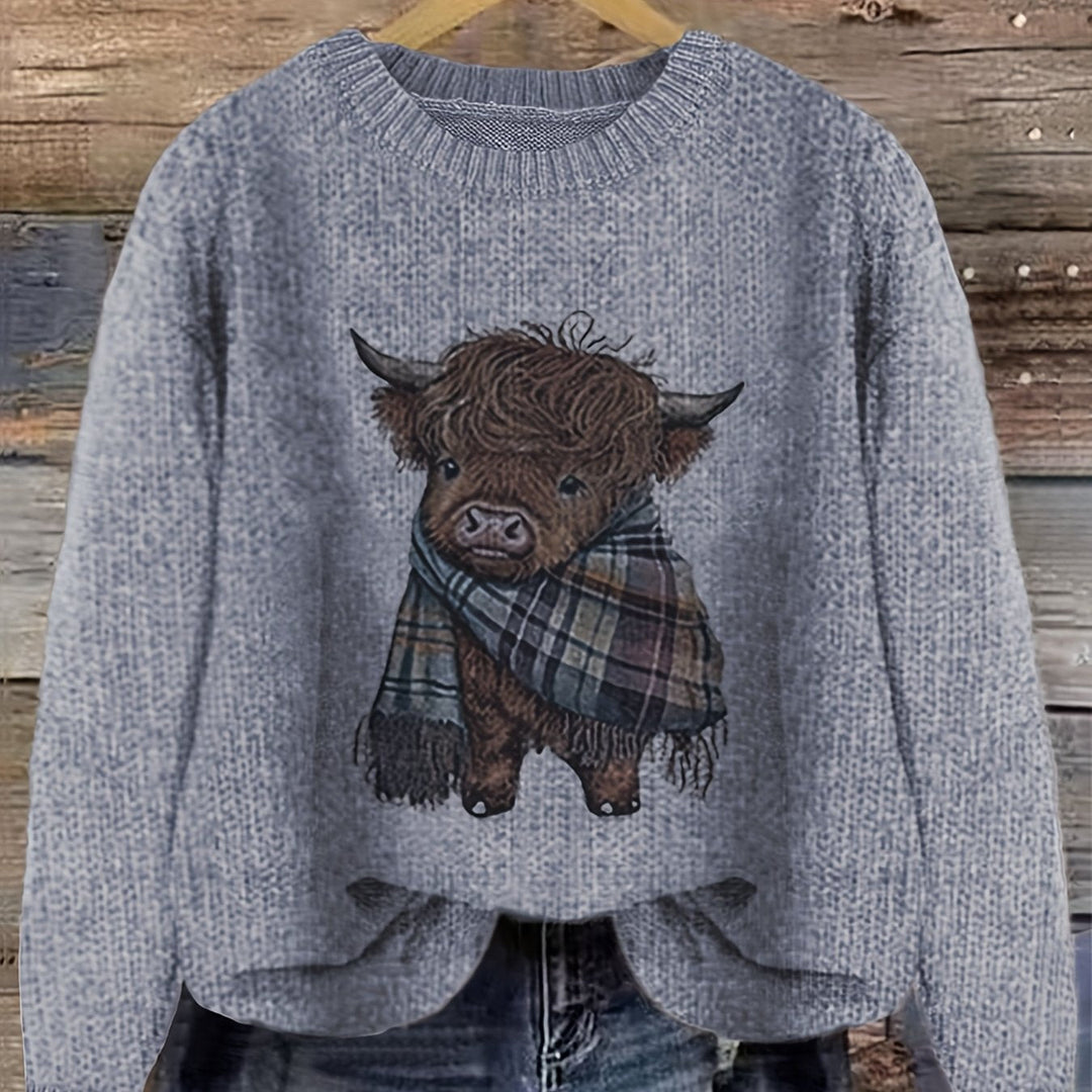 Crewneck Sweater for Women, Cozy Style