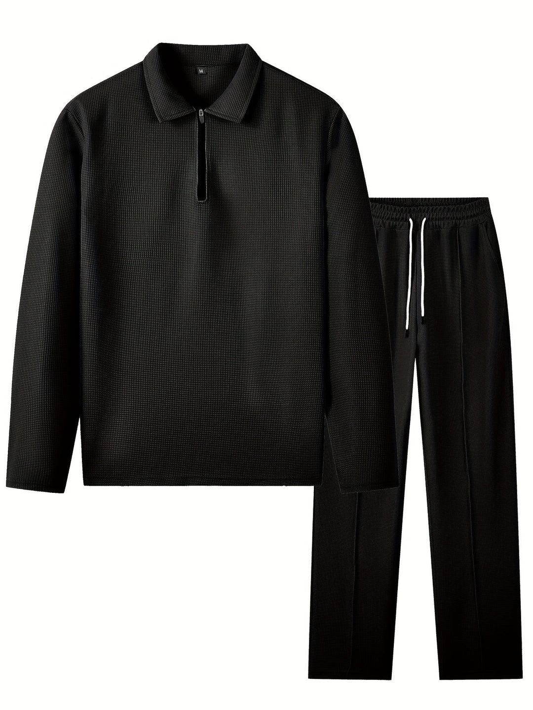 Textured Two-Piece Set, Men's Relaxed Fit