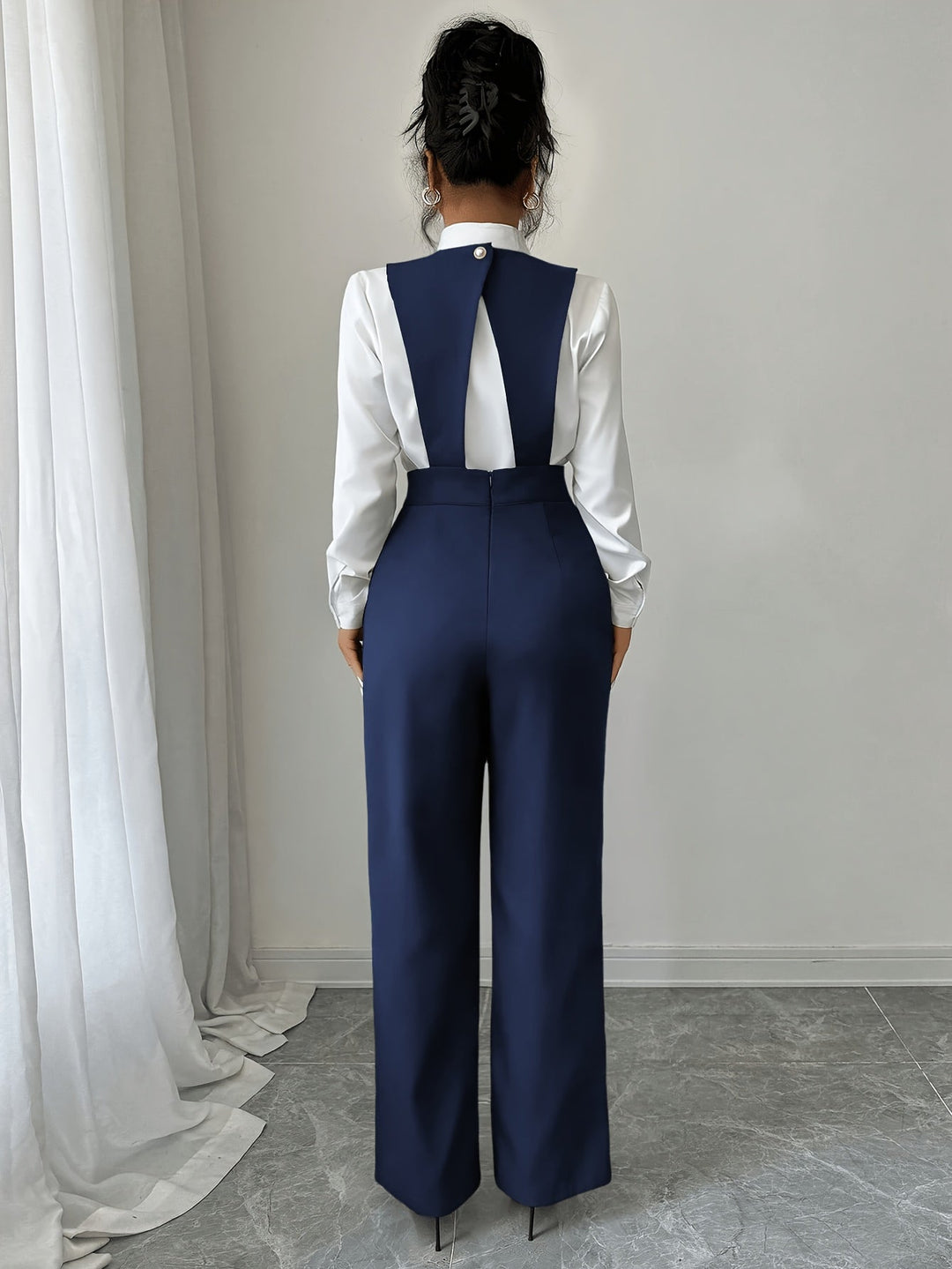 Wide-Leg Jumpsuit, Women's Tailored Fit