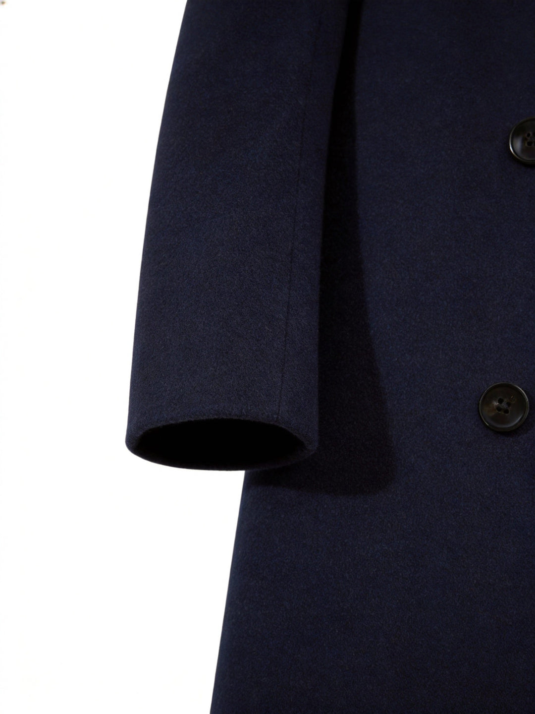 Refined Long Trench Coat for Men, Plus Size
