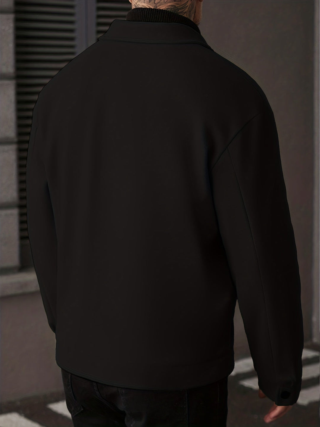 Structured Utility Jacket for Men