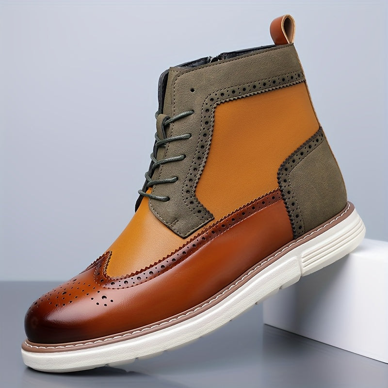 Wingtip Ankle Boots, Men's Refined Fit