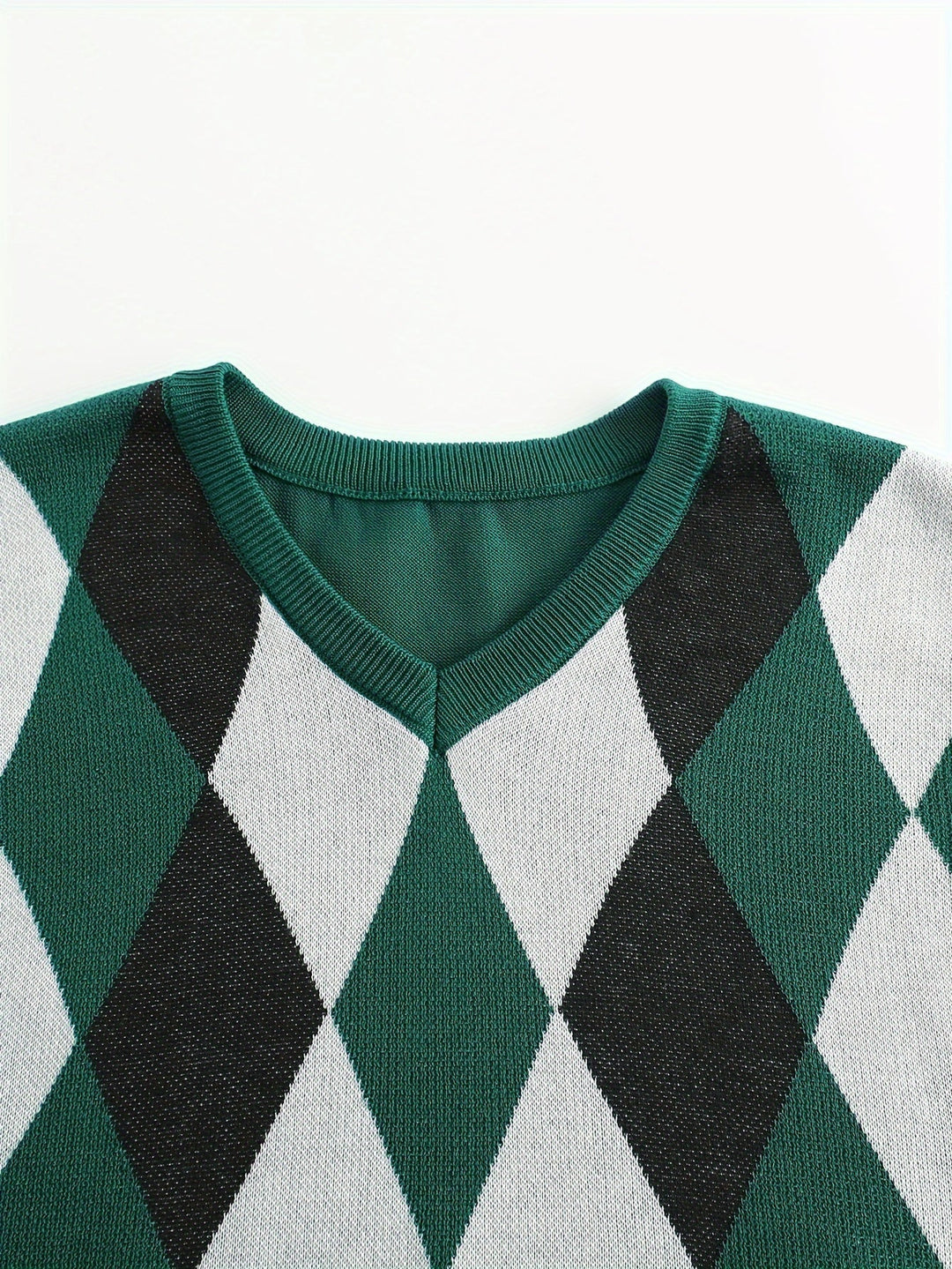 Argyle Sweater Vest, Men's Classic Fit