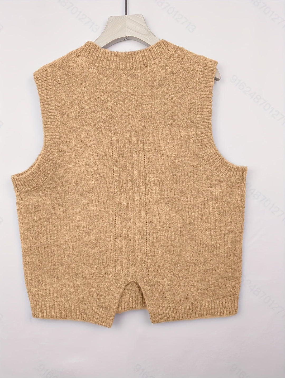 Cable-Knit Sweater Vest for Women