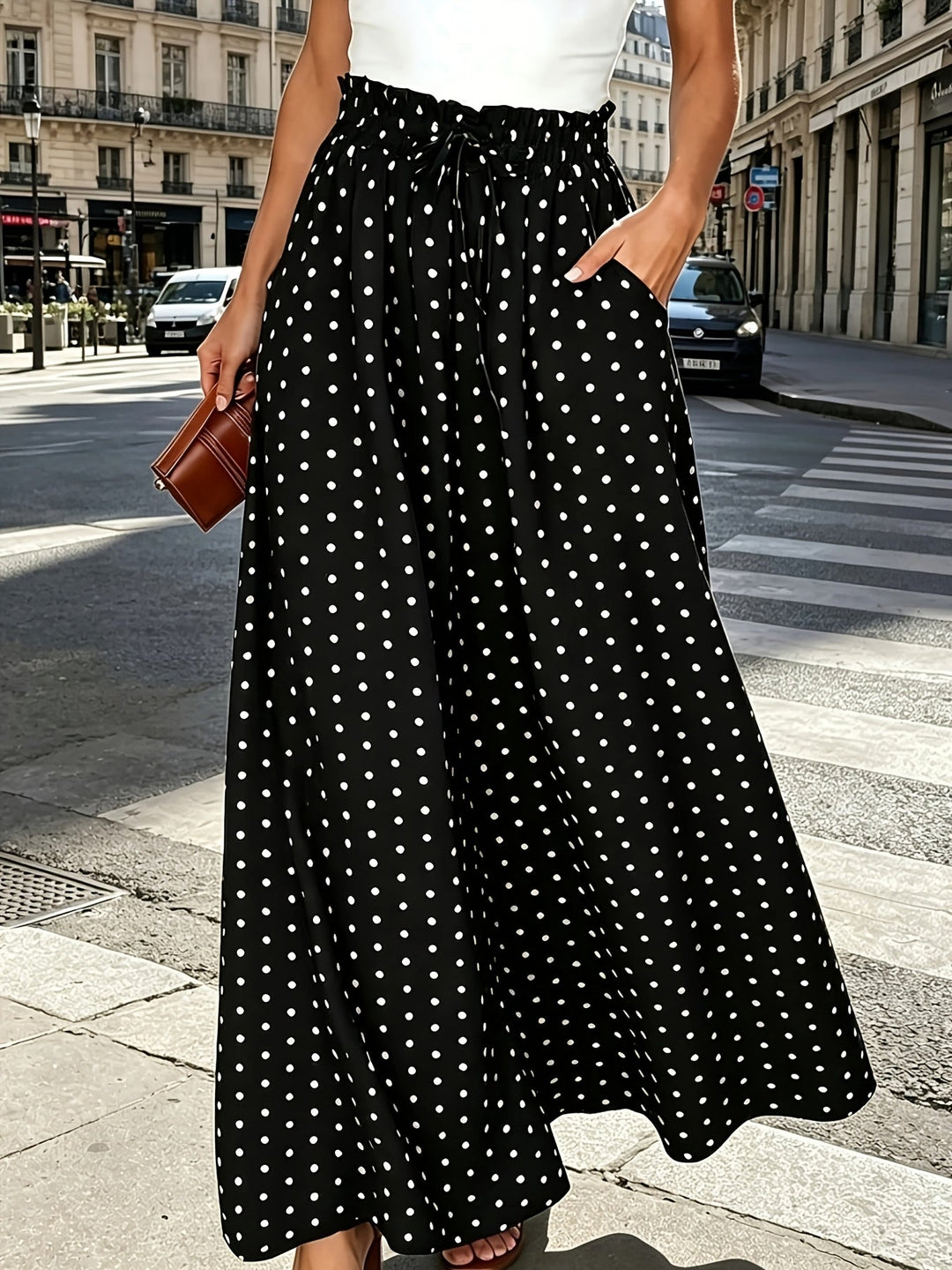 Flowing Wide-Leg Trousers for Women