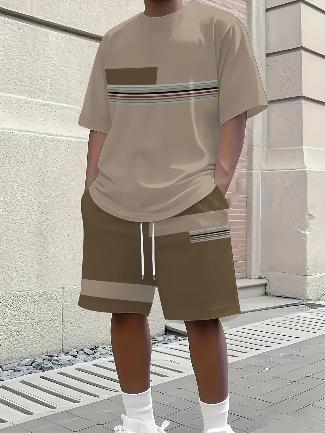 Two-Piece Summer Set for Men, Relaxed Style
