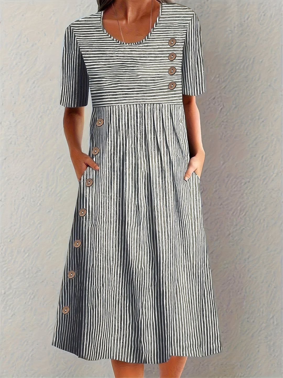 Striped Summer Dress for Women