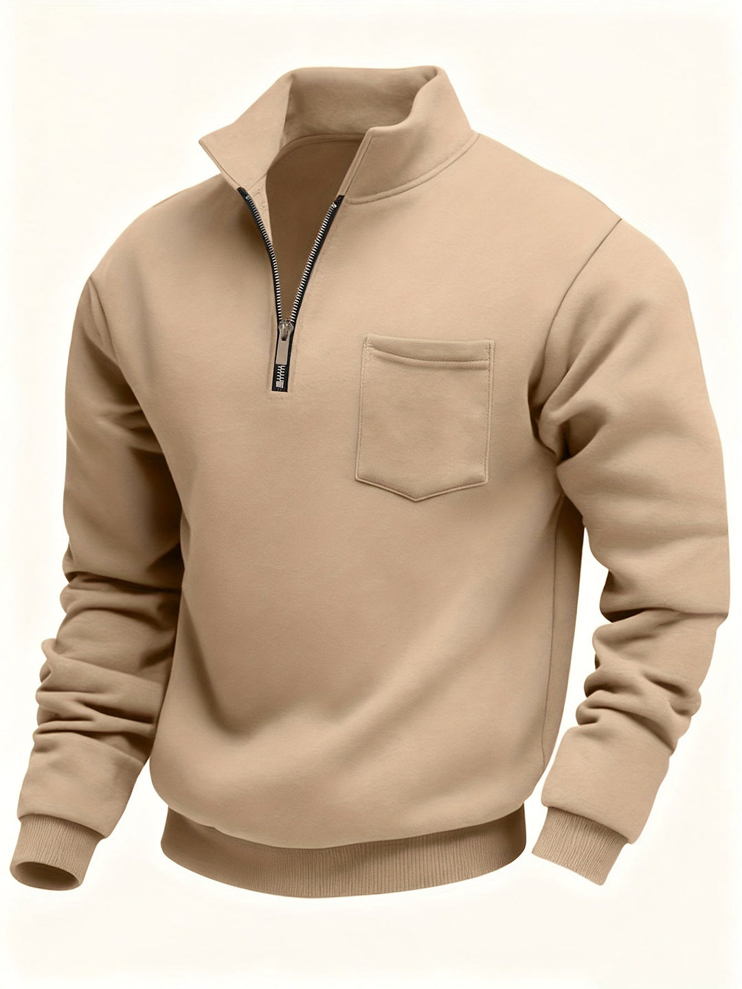 Refined Half-Zip Pullover for Men