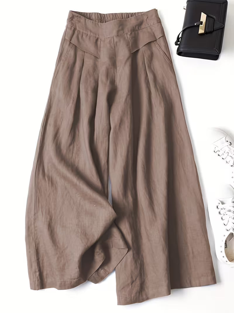 Breathable Loose Wide-Leg Pants for Women