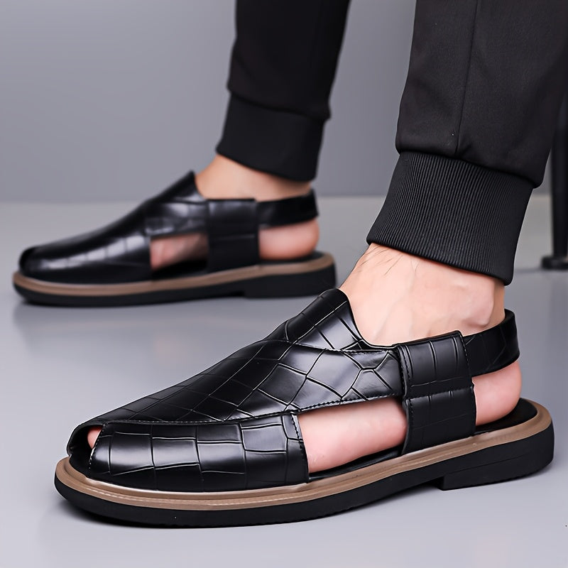 Woven-Style Comfort Sandals for Men