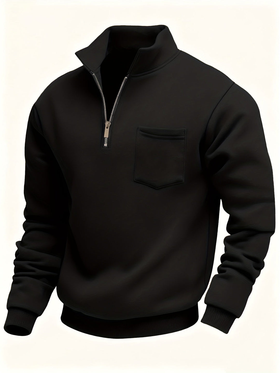 Refined Half-Zip Pullover for Men